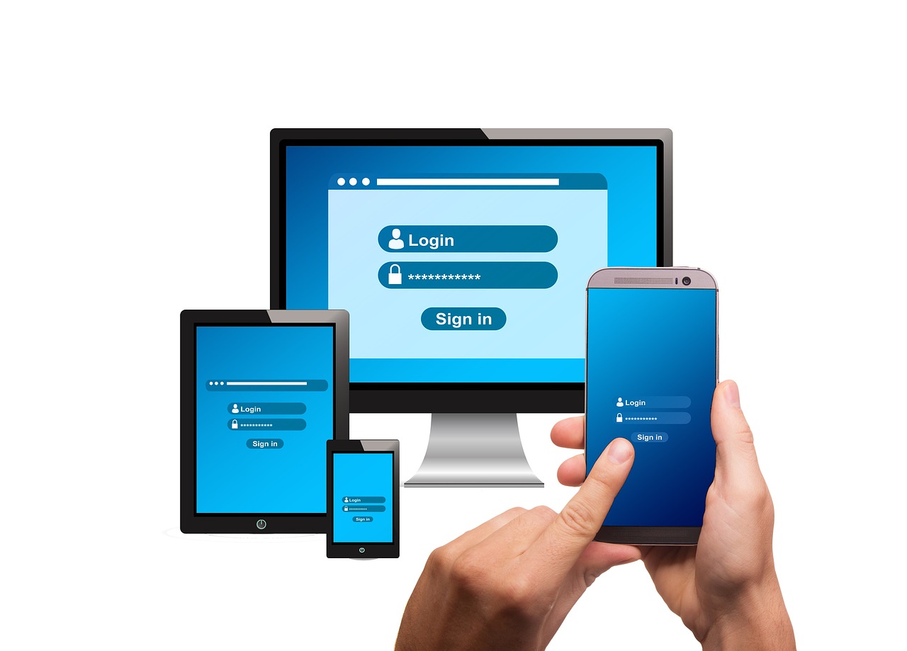A person signing in to a secure account on a smartphone.