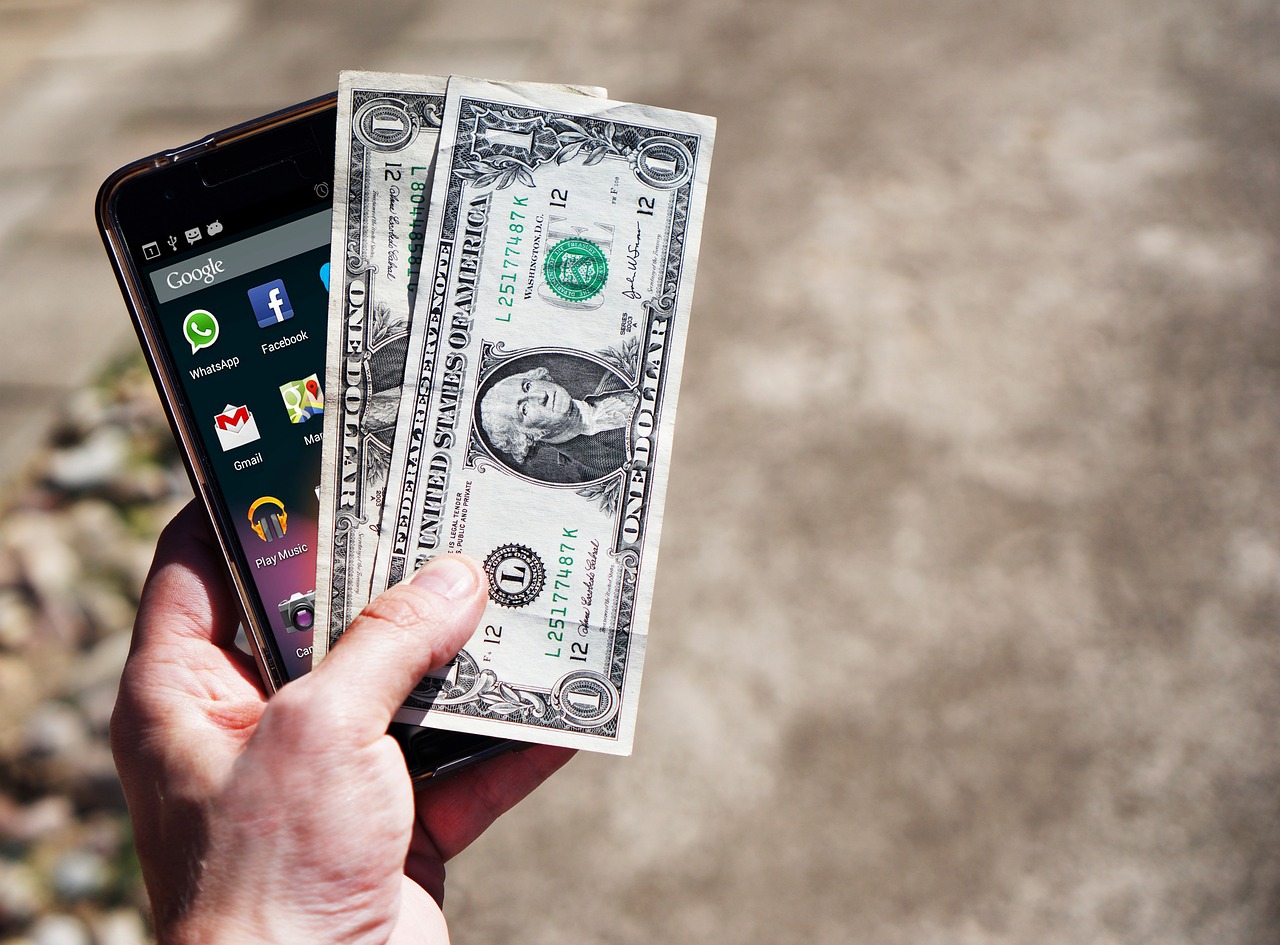 A smartphone screen showing spending categories in a budgeting app.
